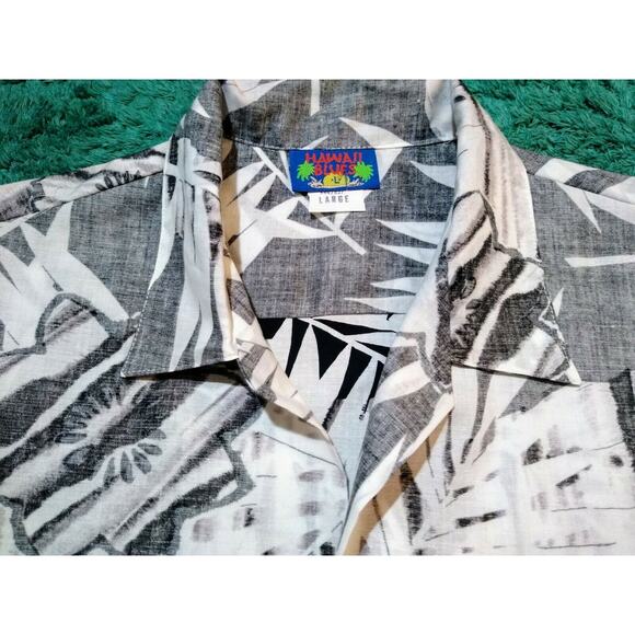 VTG LOT of 2 Reverse Print Hawaii Blues Dead Stock Large Single Stitch 80 90s - Picture 5 of 7